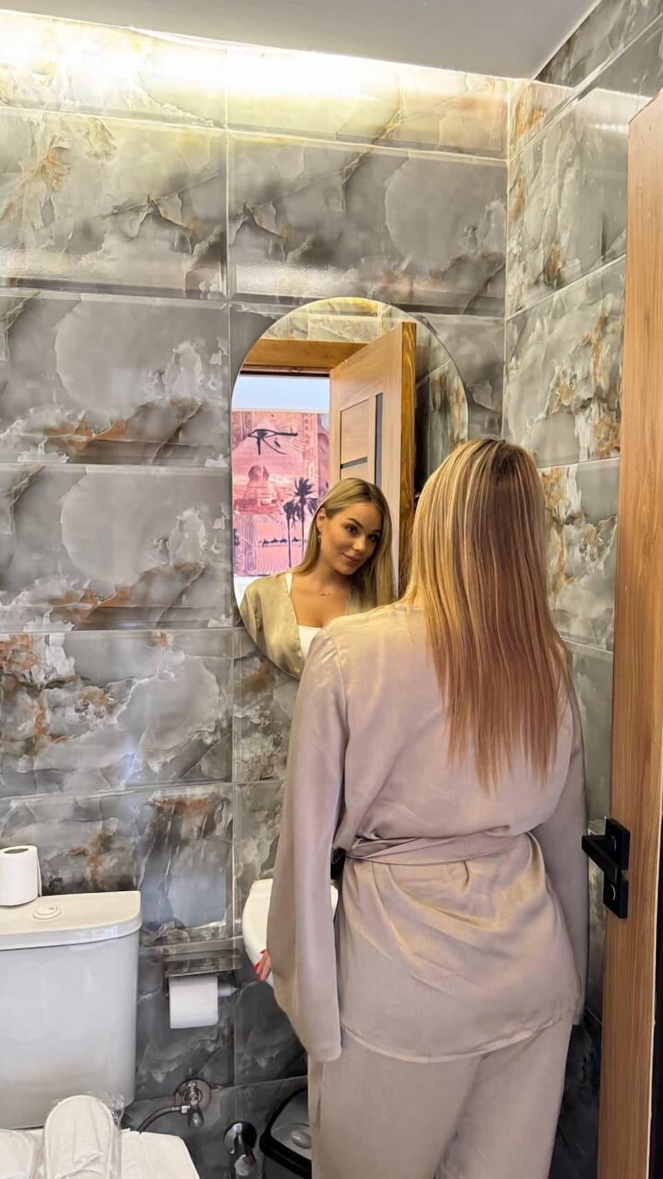 Superior Double Room, Mountain View | Bathroom | Hair dryer, bathrobes, slippers, bidet