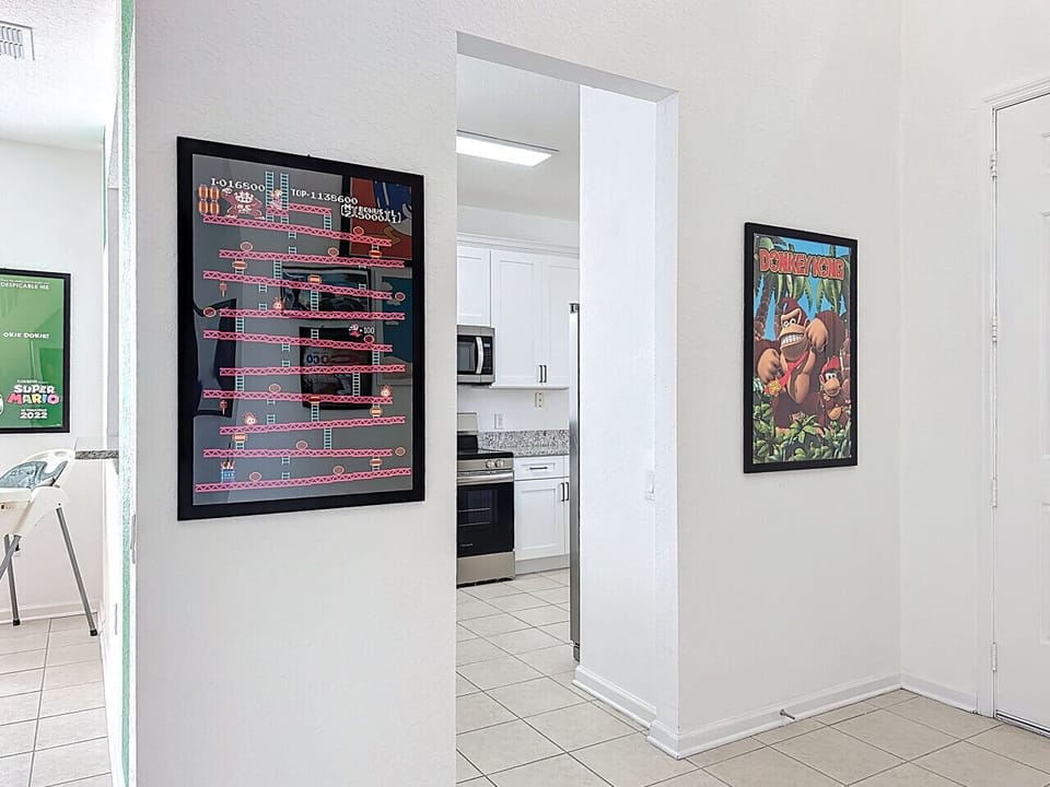Entry Way with High Ceilings