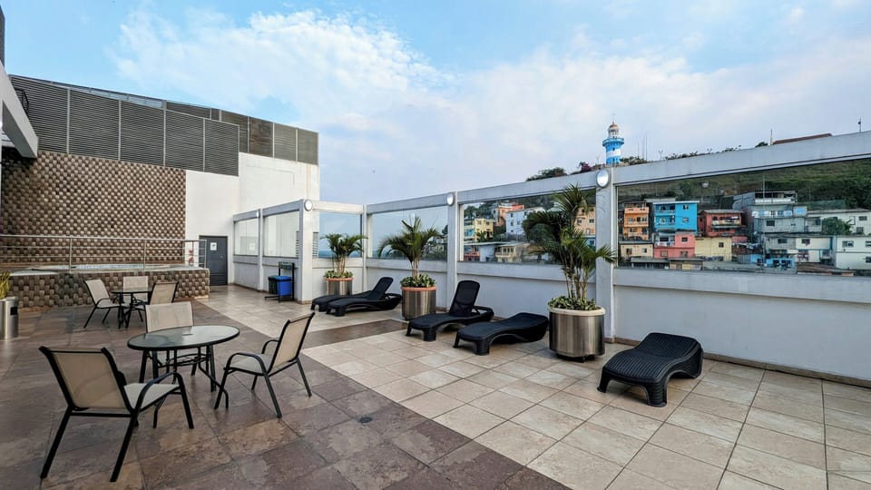 Rooftop, piscina y jacuzzi