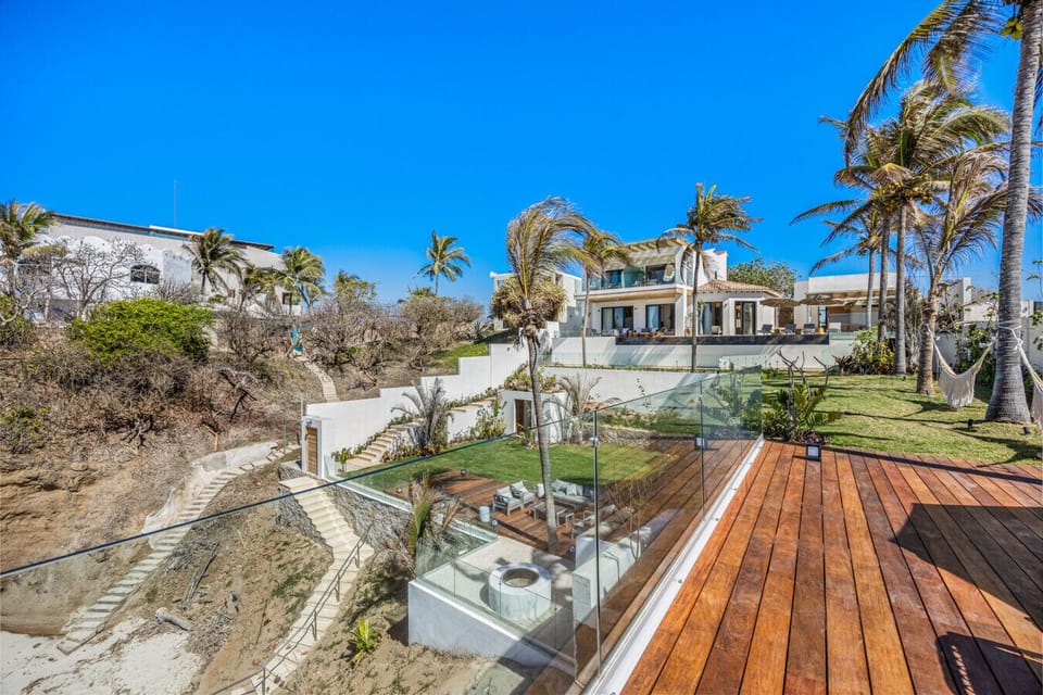 View of the house from the terrace