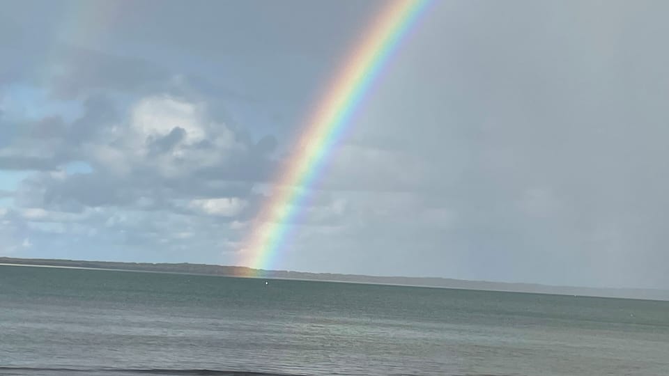 Callala beach after rain
