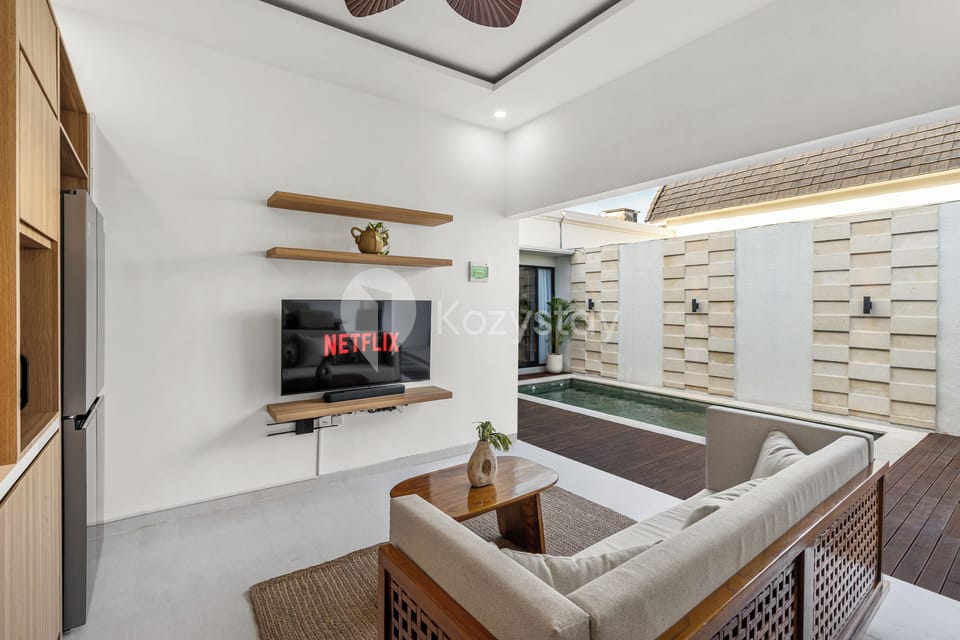 Villa, 2 Bedrooms, Private Pool, Pool View | Living area
