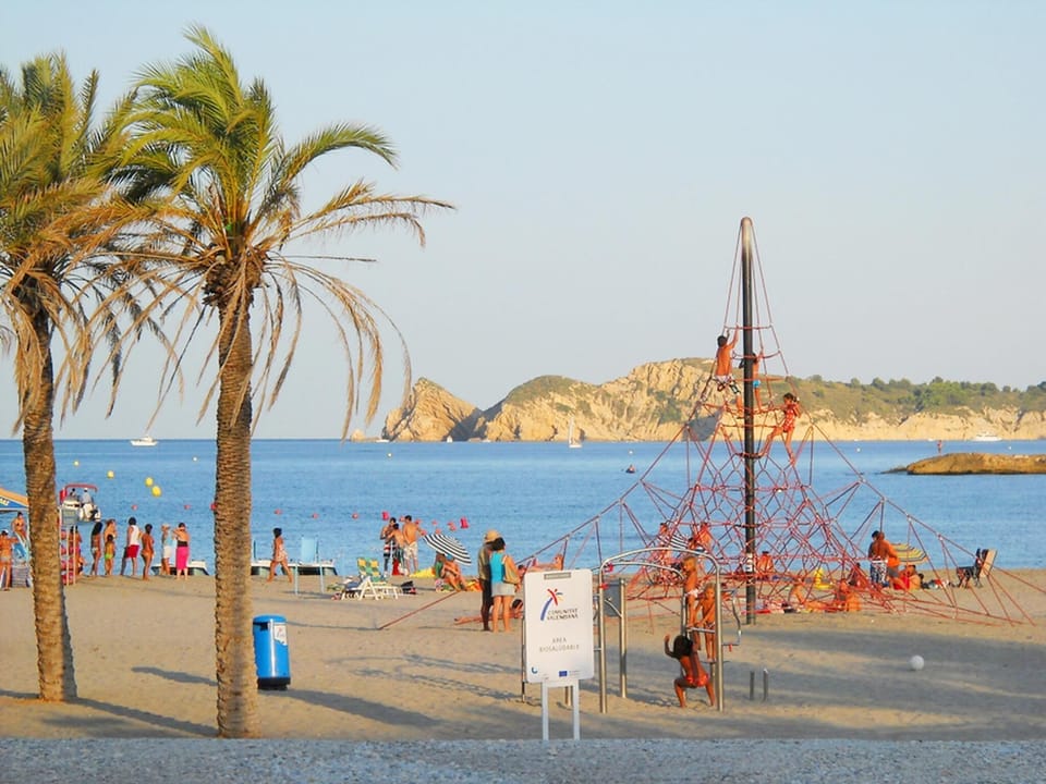 Sandy beach