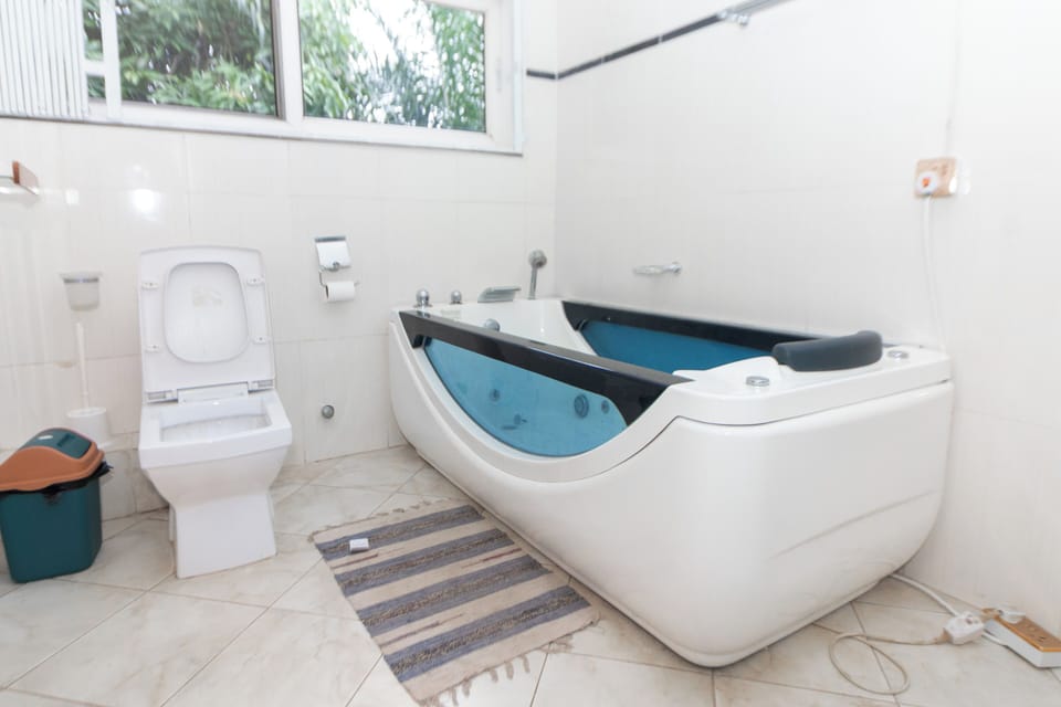 Towels, soap, toilet paper