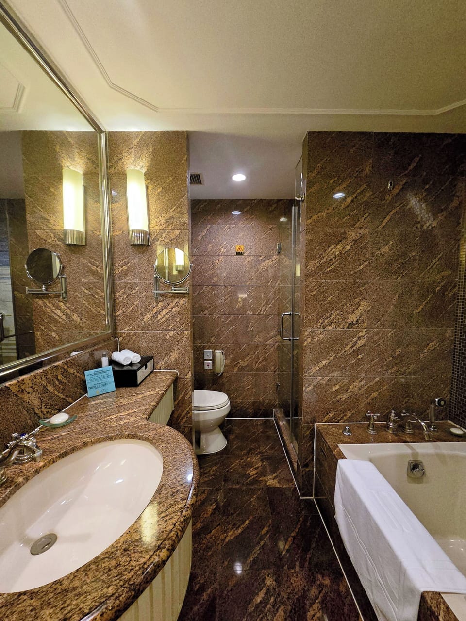 Cathay building 1926 Premier Deluxe Themed King Bed Room | Bathroom | Separate tub and shower, rainfall showerhead, free toiletries