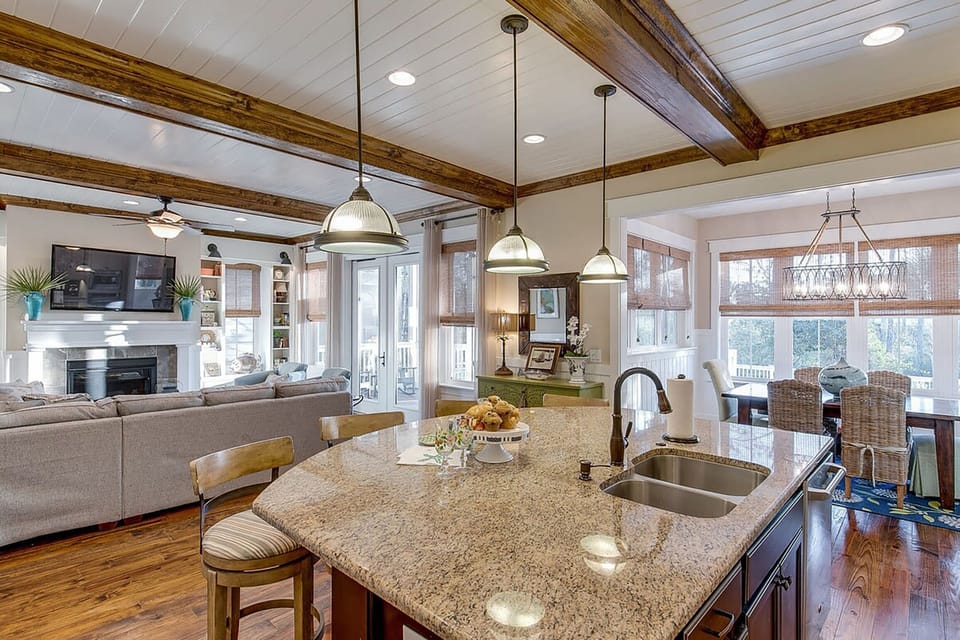 Large kitchen island