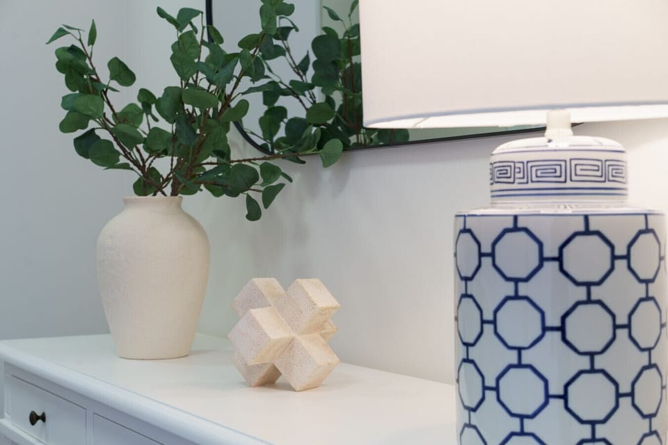 Welcome guests with a stylish entry hallway that sets the tone for your stay.