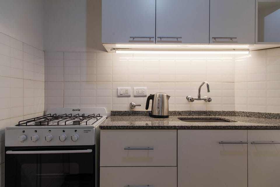 Apartment | Private kitchen | Microwave, oven, stovetop, coffee/tea maker