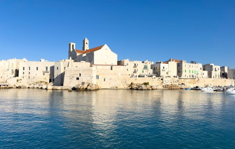 A panoramic view of Giovinazzo's old town.