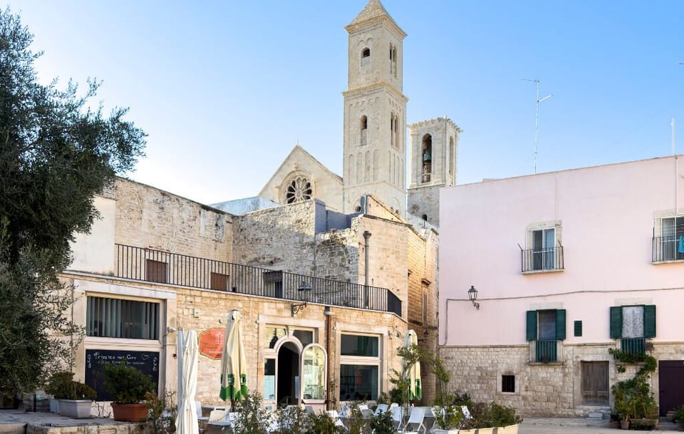 Breathtaking view of Giovinazzo's historical Cathedral.