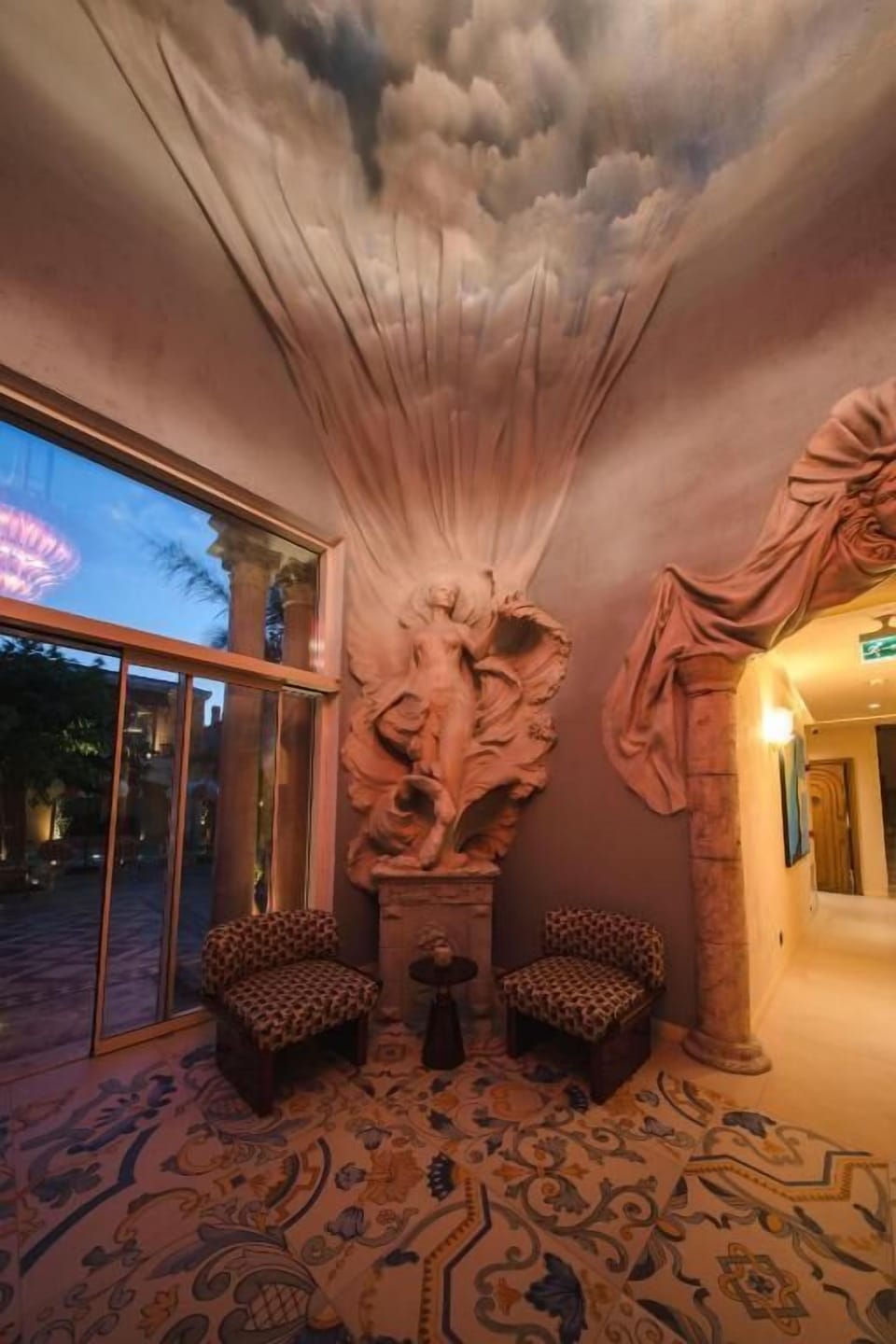 Lobby sitting area