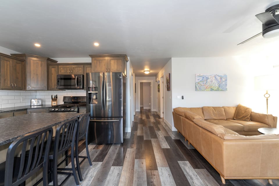 Kitchen Adjacent to the Living Room | Upper Level