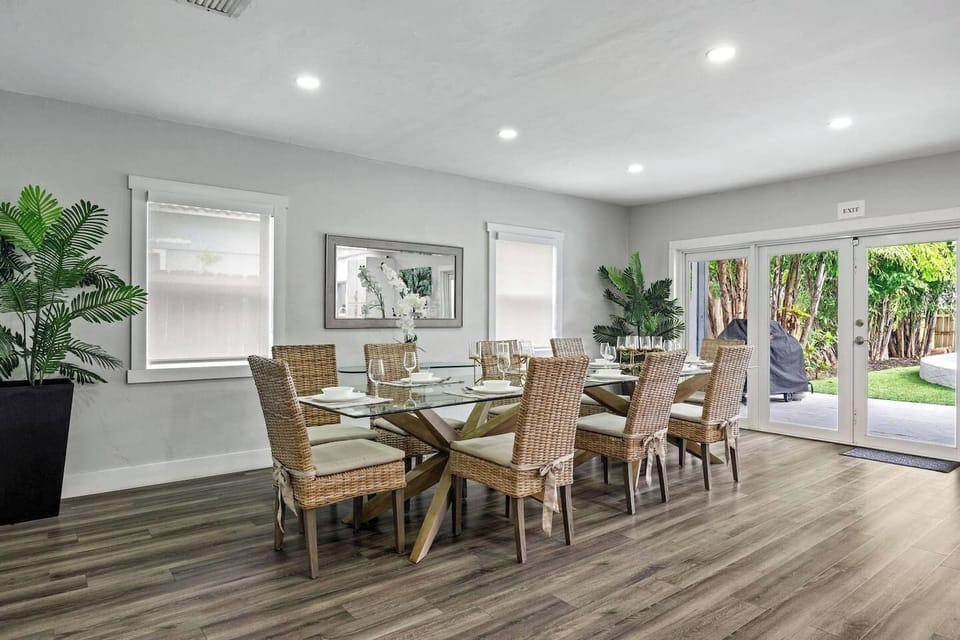 Elegant dining area
