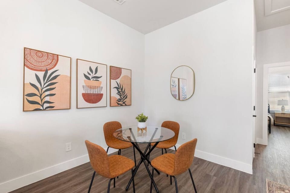 A quiet corner perfect for sipping coffee, sharing a meal, or planning your day.