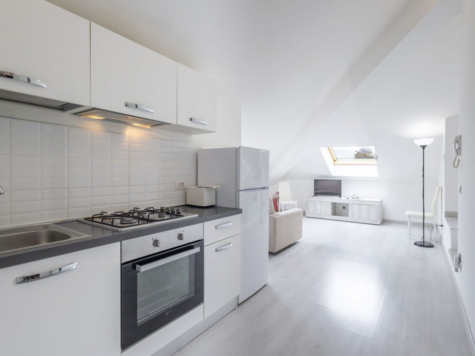 Flooring, Floor, Ceiling, Interior Design, Kitchen, Furniture, Major Appliance, Countertop, Room, Home