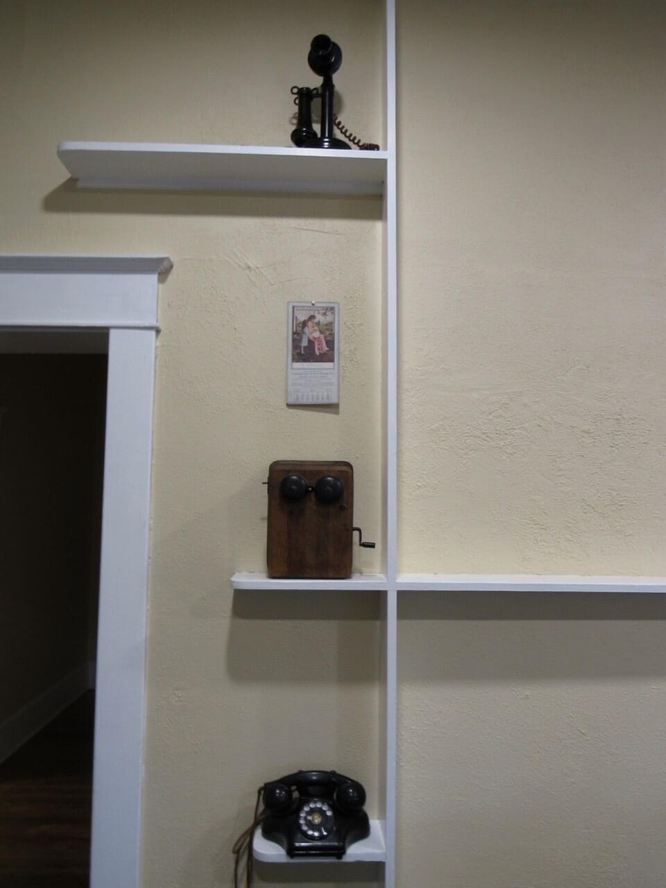 Vintage Phones in the living room