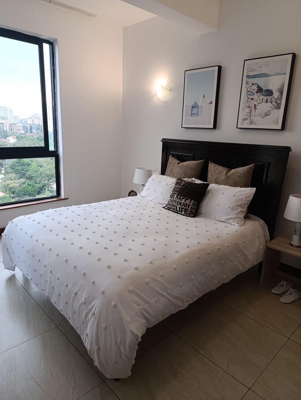 Luxury Apartment, Balcony, City View | Desk, laptop workspace, blackout drapes, free WiFi