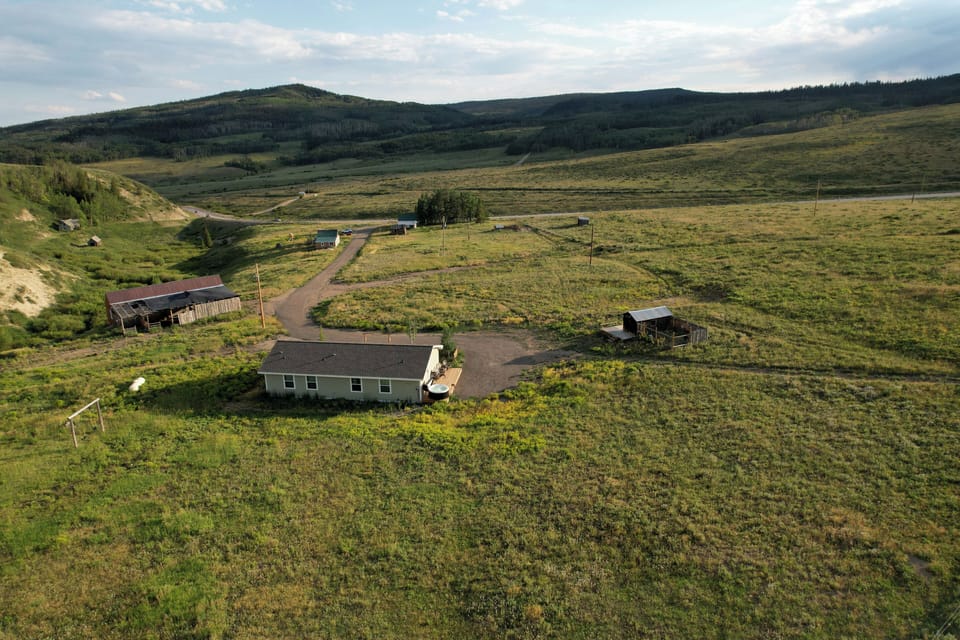 Enjoy your peaceful mountain retreat with sweeping valley views and wide open space.