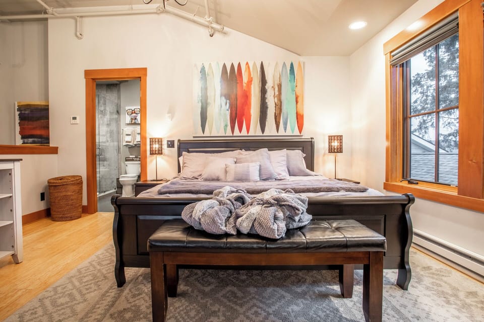 King Bed in Loft