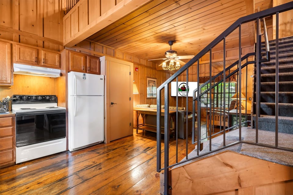 Stairs leading to the Upper Level
