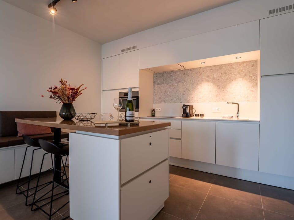 Countertop, Kitchen, Flooring, Interior Design, Cabinetry, Floor, Wood, Furniture, Ceiling, Sink