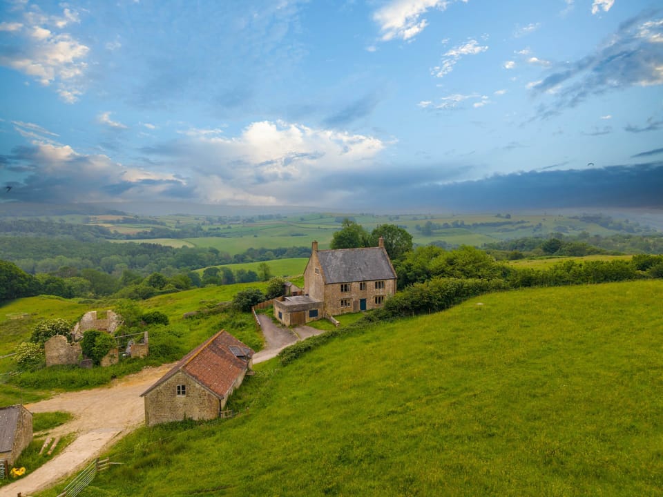 Farmhouse in Rewilding Landscape