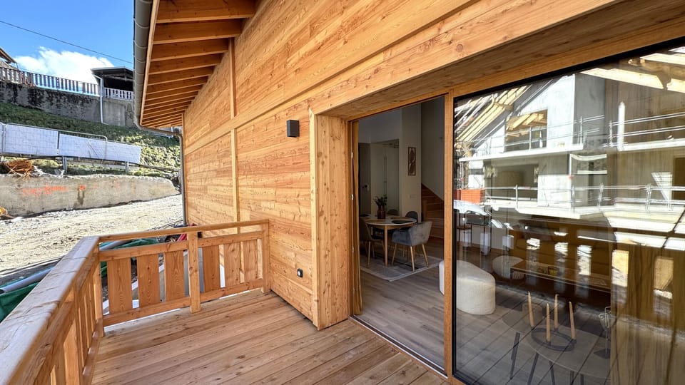 Balcon terrasse le Kamd'Baz Morzine 