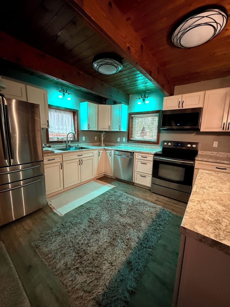 Large refrigerator, dishwasher, microwave, ec.