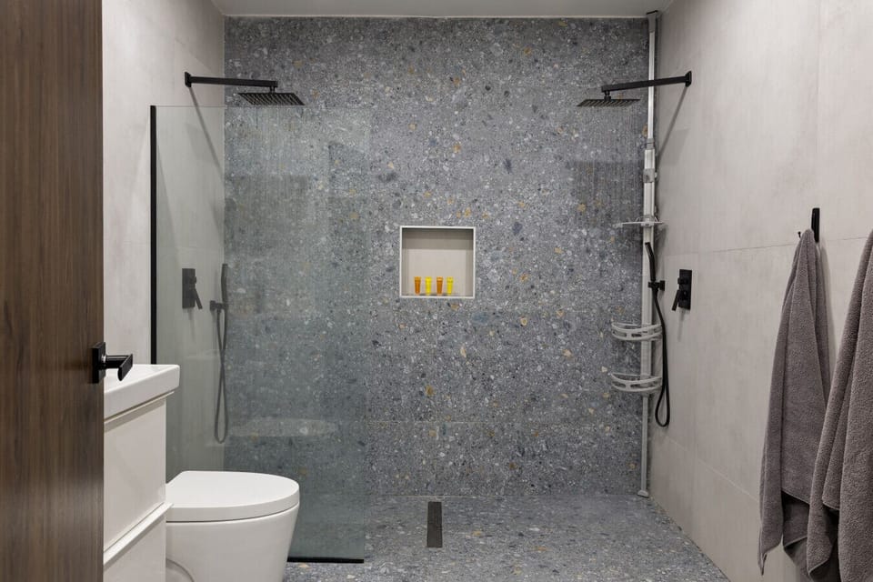Full bathroom with complimentary essentials for your arrival