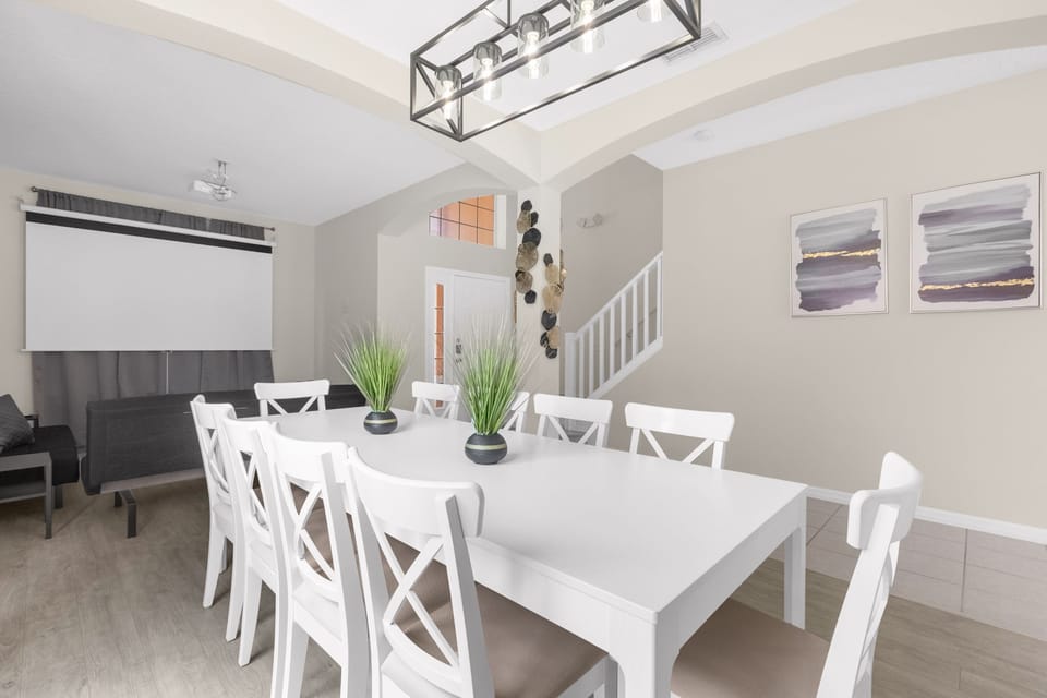 Elegant Dining Area With Ample Seating For Memorable Meals