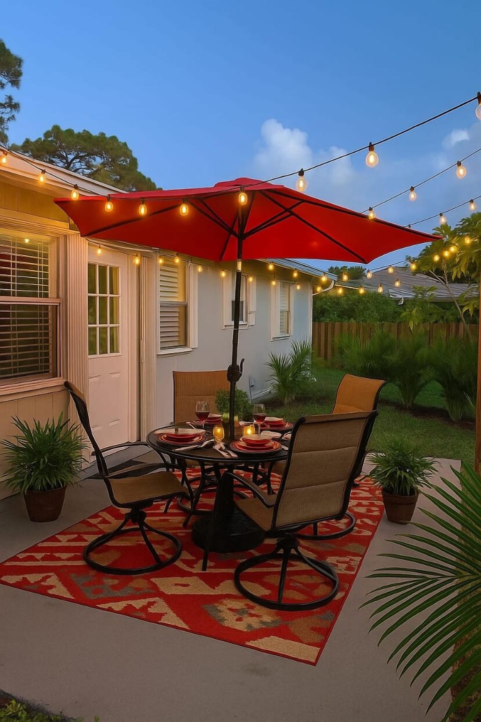 Outdoor dining