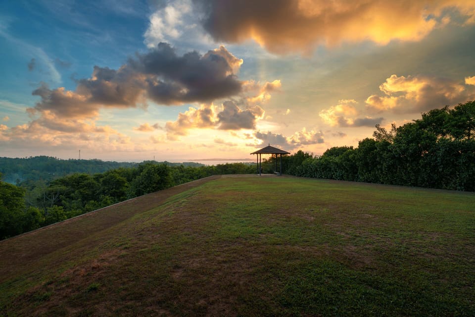 Mount Cinnamon Landscape, Evening View, Golden Sky
