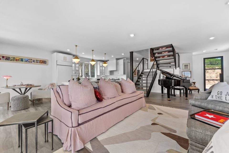 Home is filled with natural light and stylish finishes 