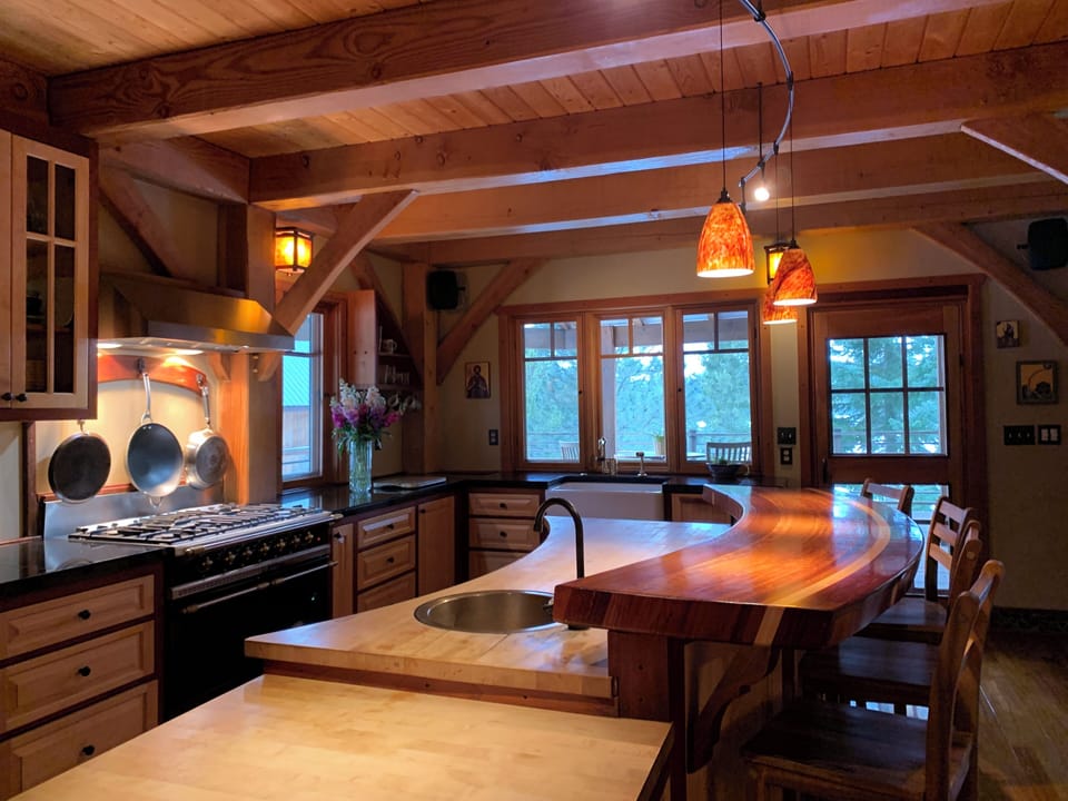 Kitchen with high end appliances