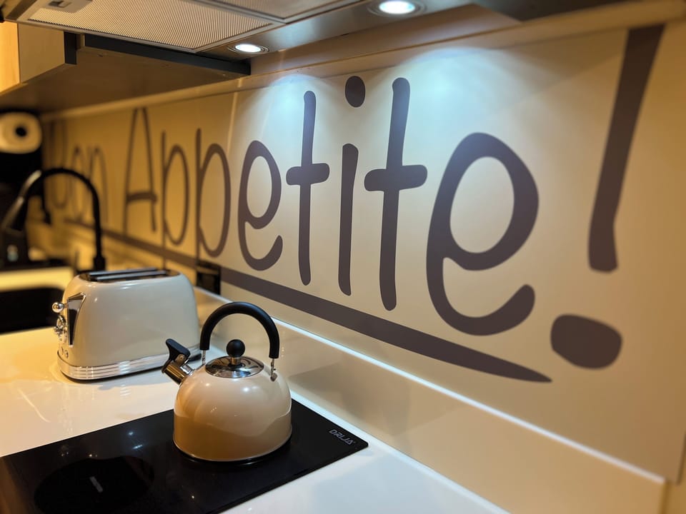 Studio Kitchen with appliances