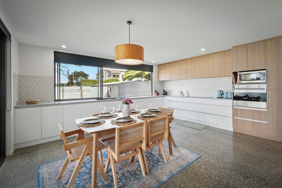 Luxury House, Beach View | Private kitchen | Espresso maker, coffee/tea maker, full-size fridge, microwave