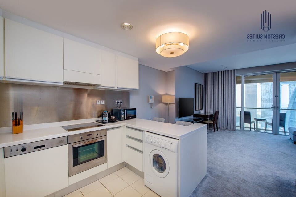 The kitchen layout may vary slightly between rooms, but each one is designed to be comfortable and convenient.
