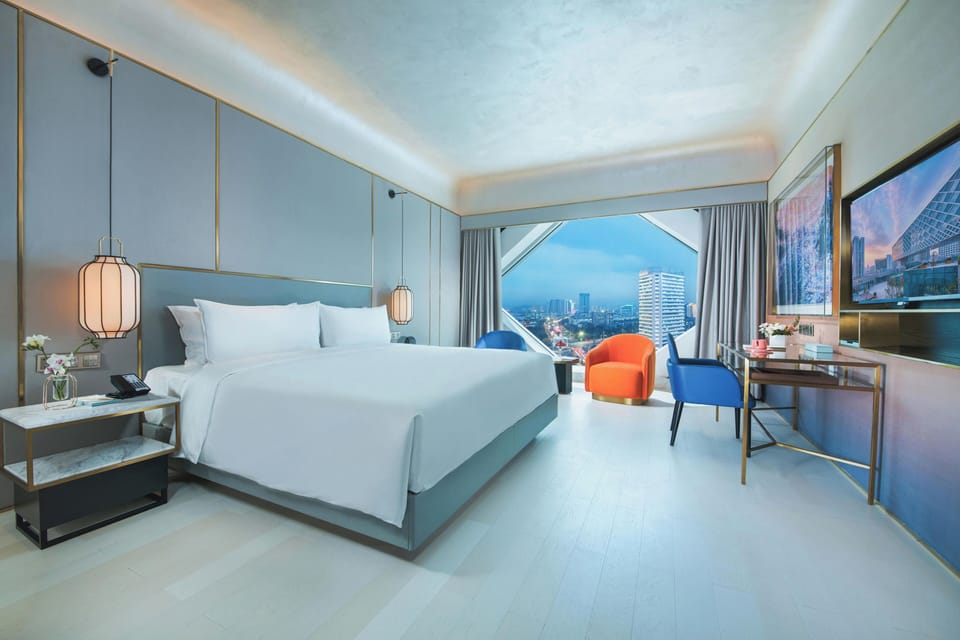 Comfort Single Room, City View | In-room safe, laptop workspace, blackout drapes, iron/ironing board