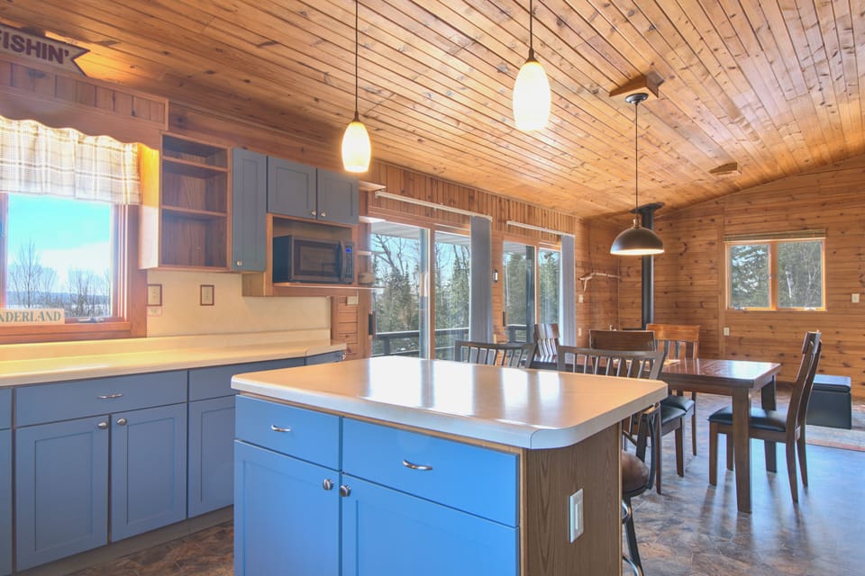 Open-plan layout keeps everyone connected. 