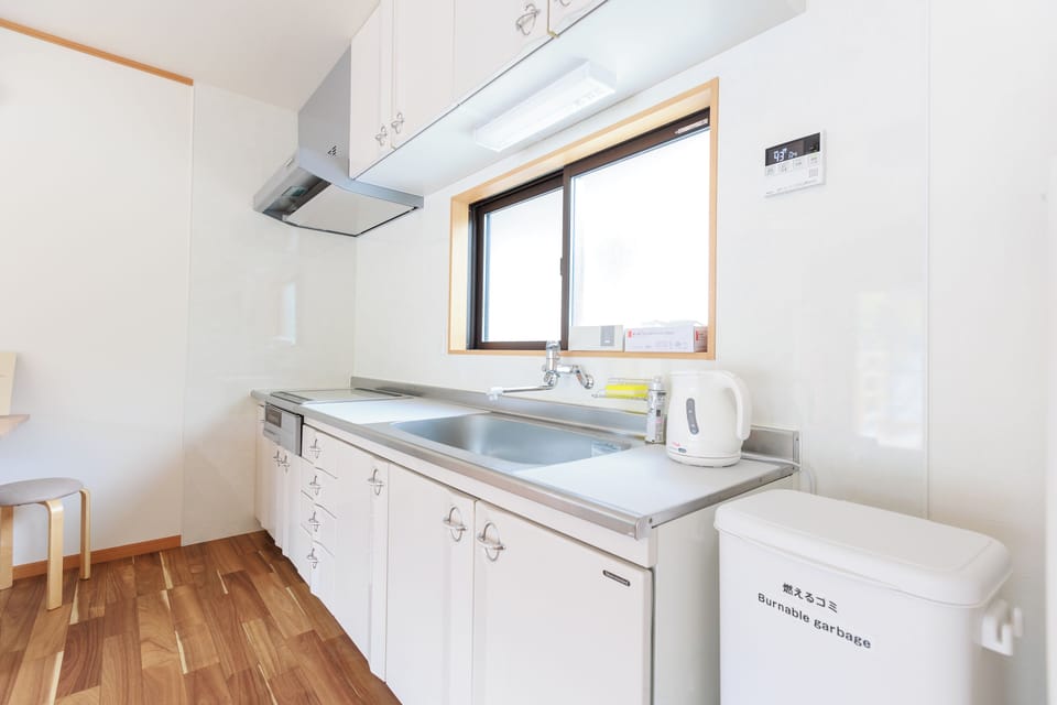 Family Apartment, Non Smoking, Garden View | Private kitchen | Electric kettle