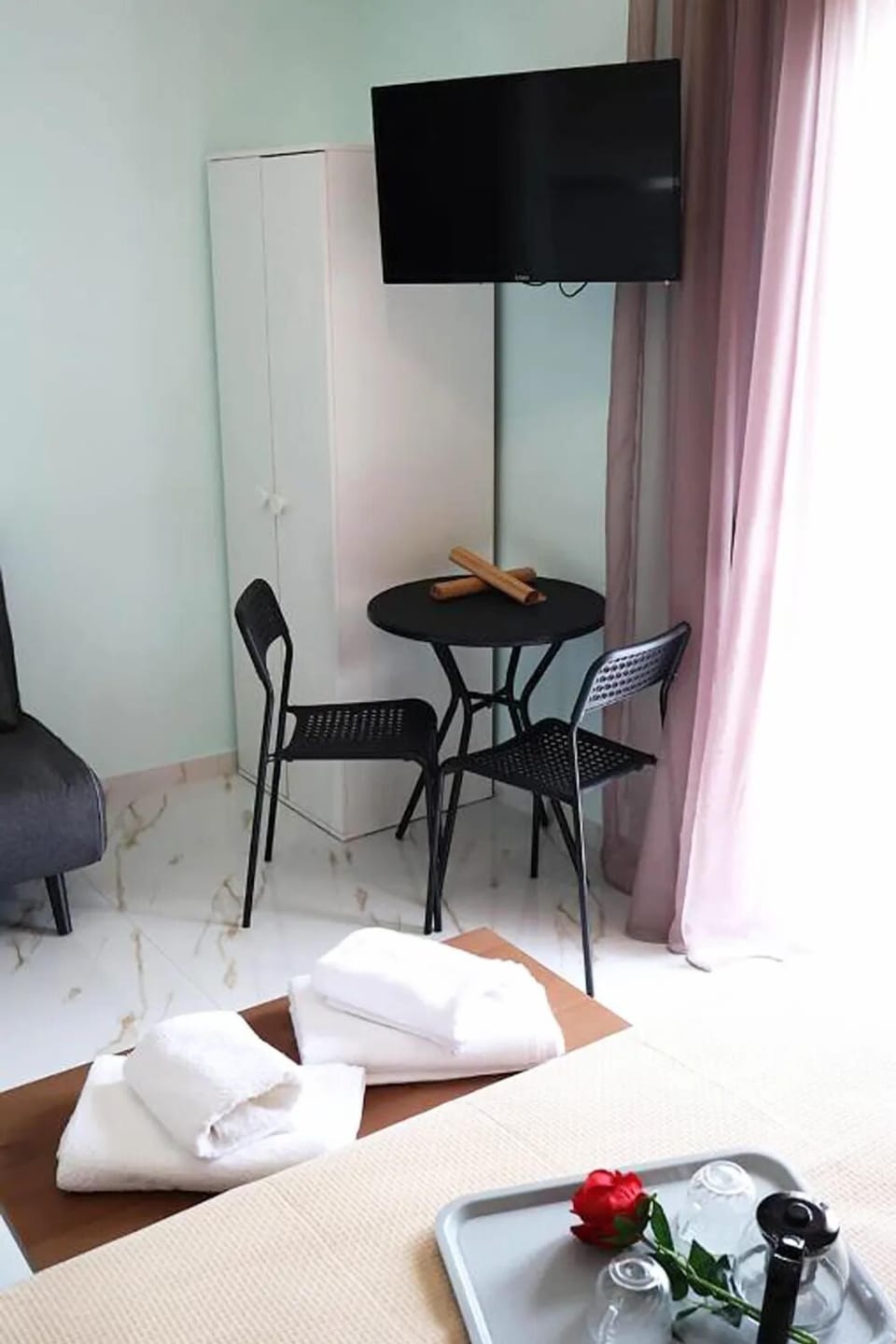Deluxe Double Room, Balcony, Beach View | Iron/ironing board, free WiFi