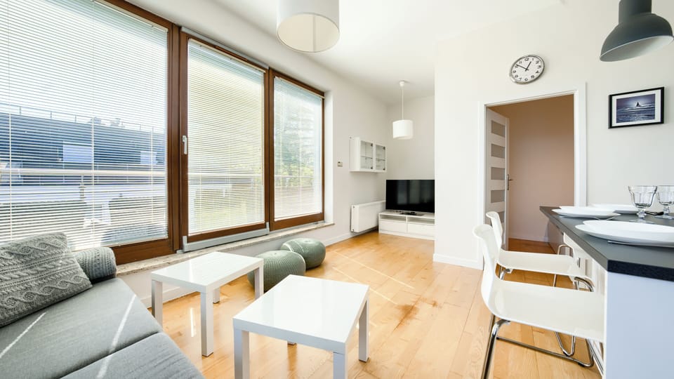 Apartament (51) with roof terrace | Living area | Flat-screen TV