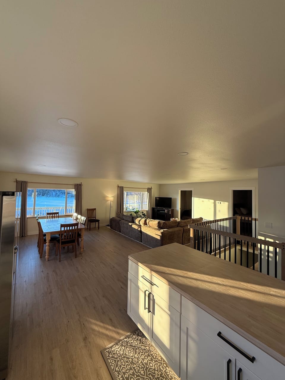 View from kitchen