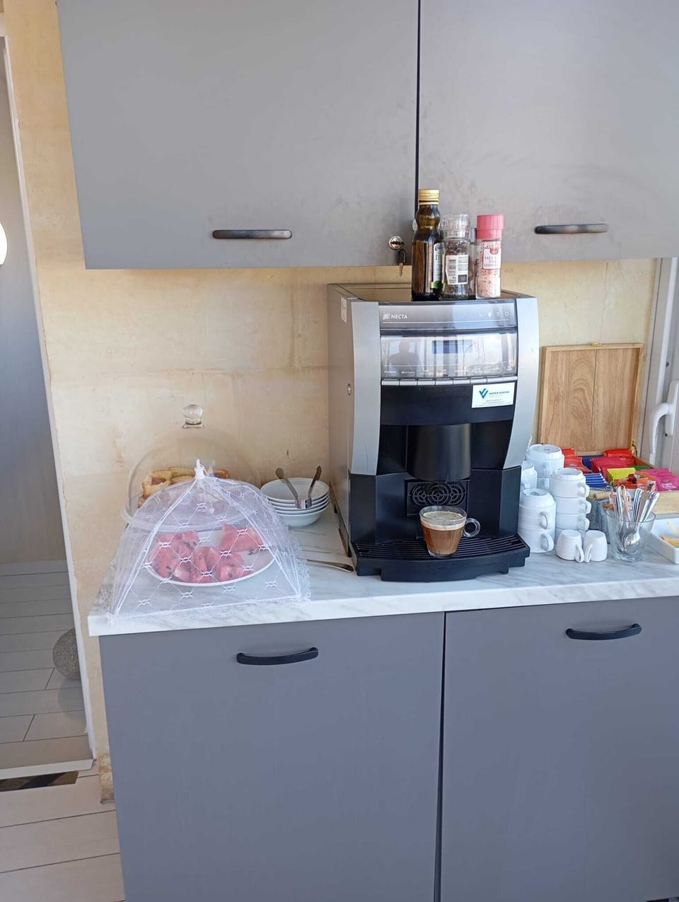 Daily continental breakfast for a fee