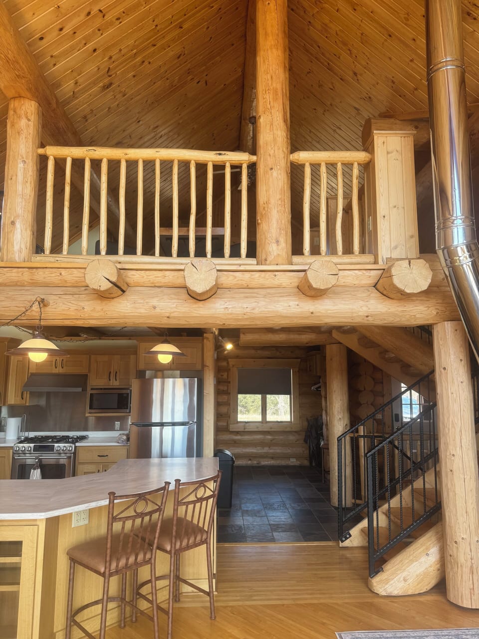 Kitchen/loft railing