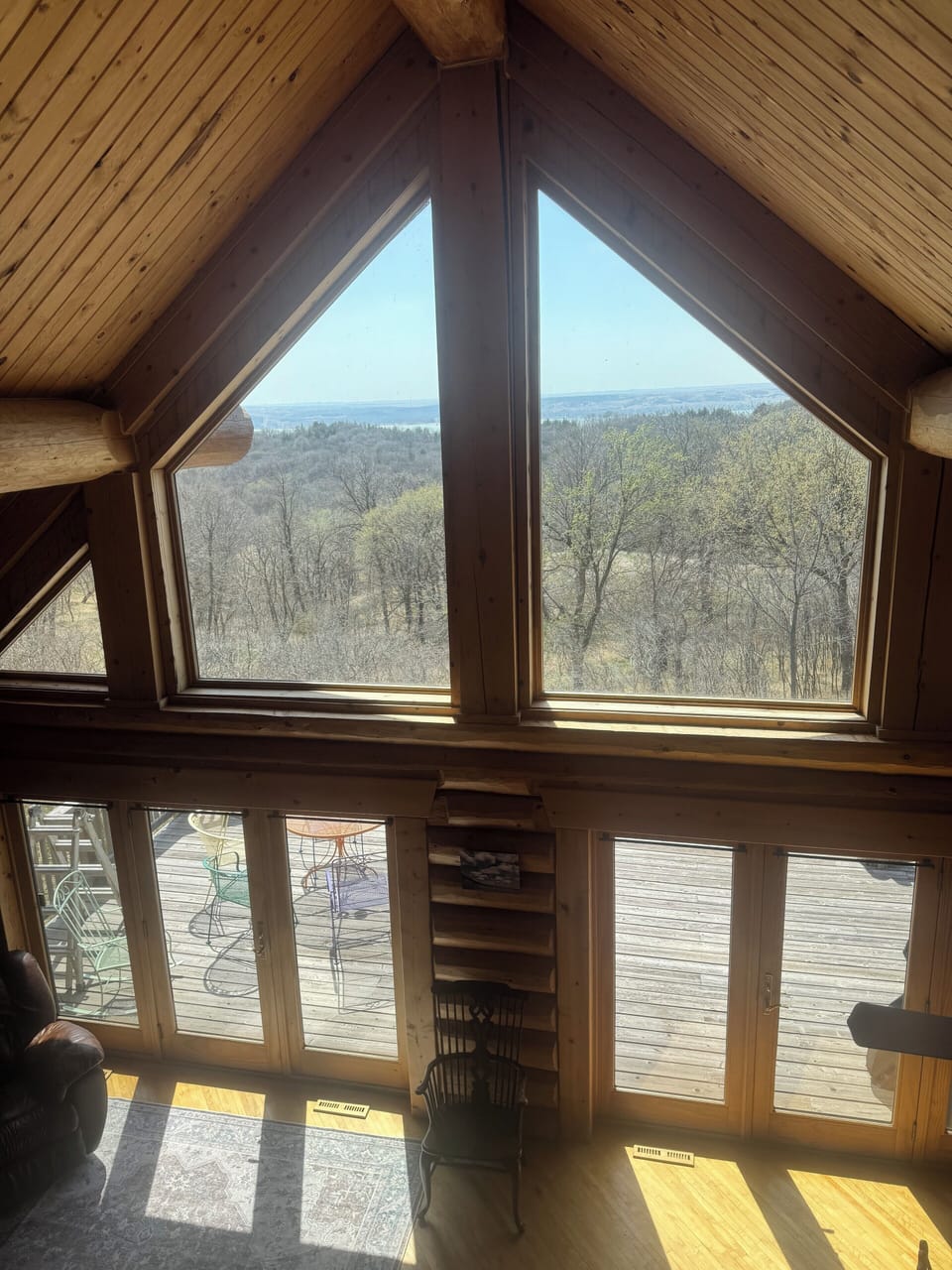 View of outside from loft