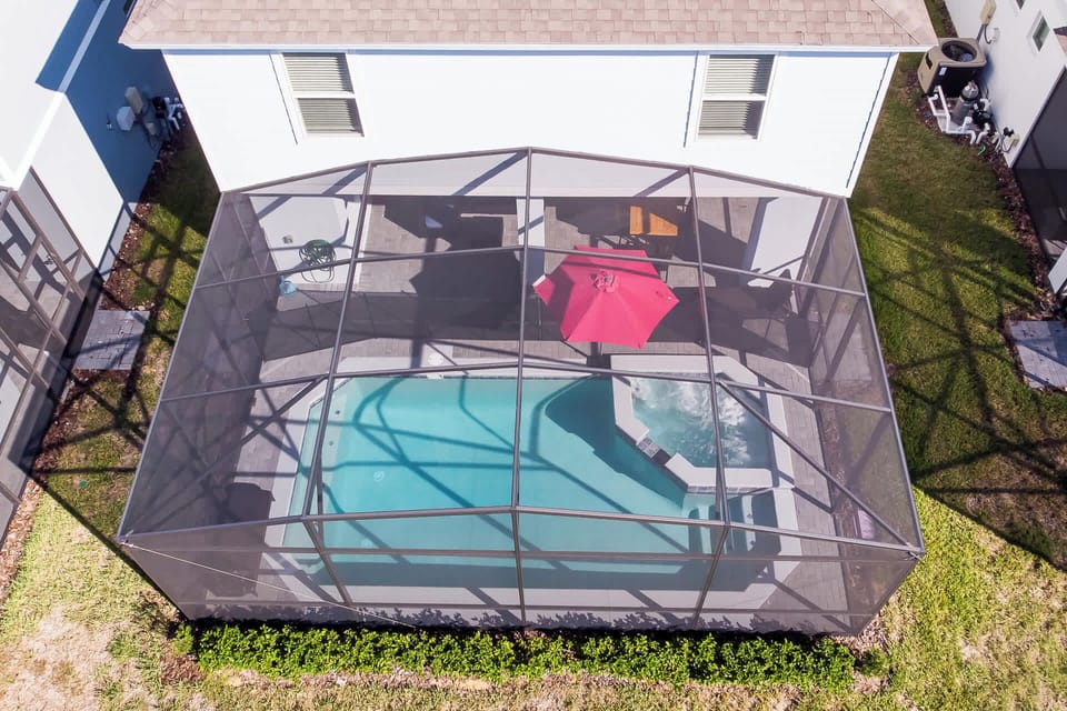 Soak your cares away in the hot tub or make a splash in the sparkling pool!