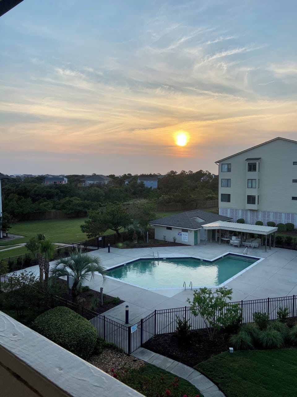 A beautiful view from our condo. 