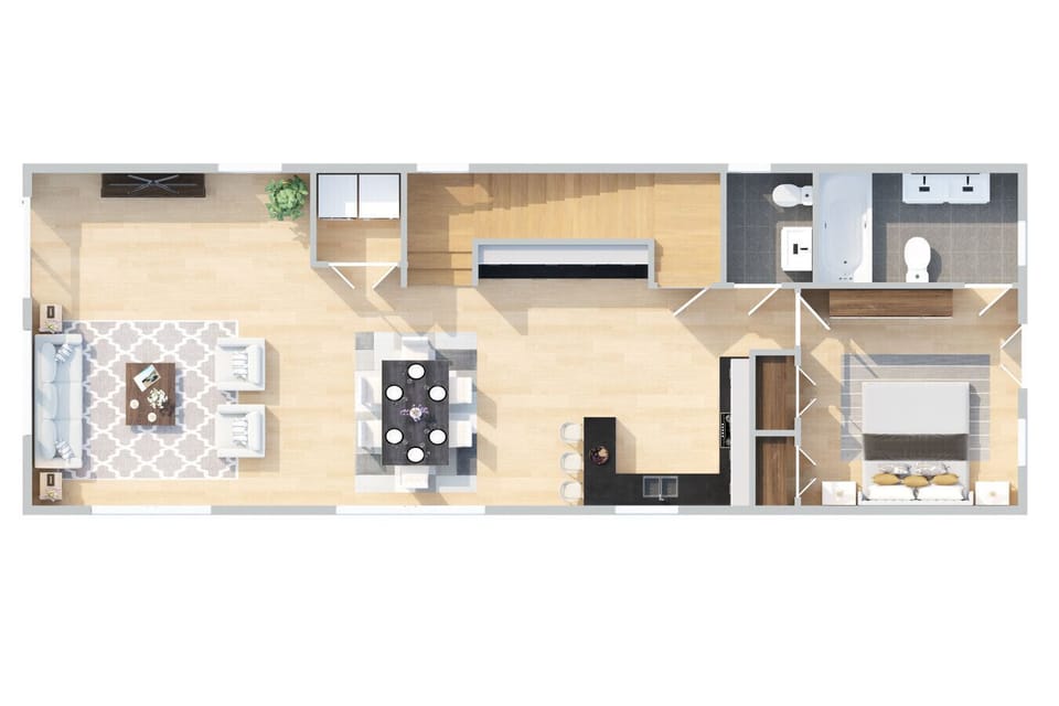 First Floor plan of the home