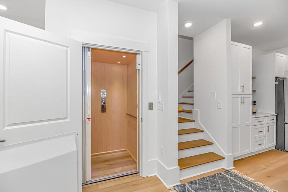 Easy access to every level—no stairs required!